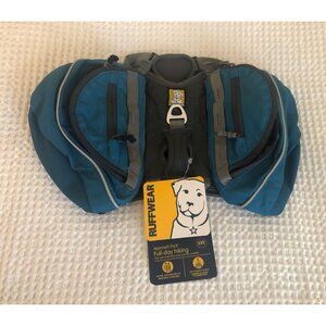 Ruffwear Approach Full-Day Hiking Pack for Dogs, Pacific Blue, XX-Small
